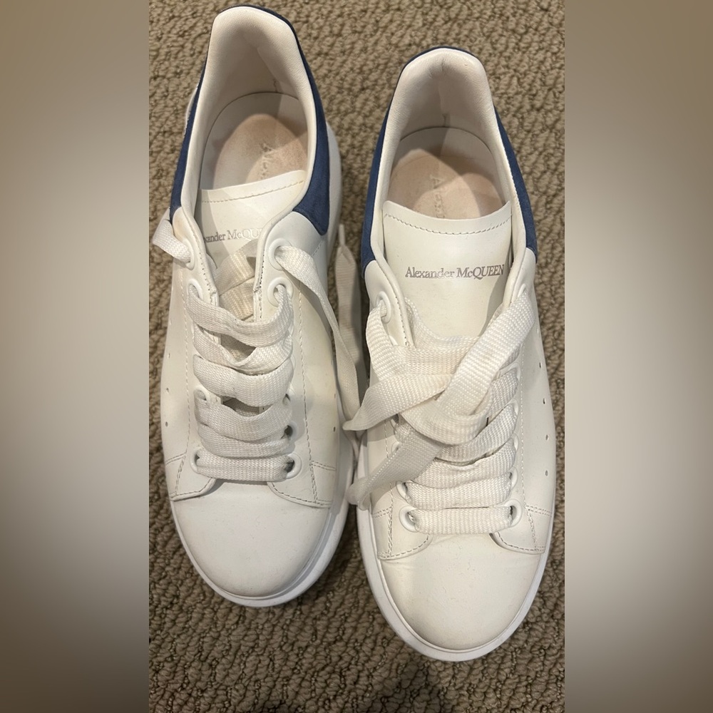 Royal Blue Alexander McQueen Sneakers Size 6.5